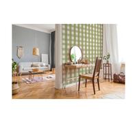 Gingham Wallpaper Green one size