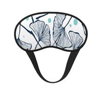 Gingko Biloba, Full Eye Covers Light Blocking Eye Masks Blackout Sleep Eye Muffs