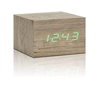 Gingko Cube Click Clock Ash, GK08G12
