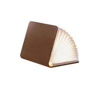 Gingko Design Fibre Leather Smart Book Light Large - Brown Gingko Design Brown