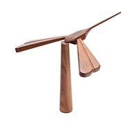 Gingko Design LED Dragonflight Balance Desk Lamp with 4 Colour Temperature Lighting Mode, Long Lasting Rechargeable Battery, USB Charging, sculptural Lighting, FSC Certified Wood (Walnut), (G023)