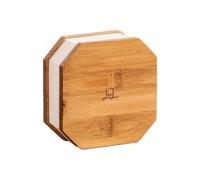 Gingko Design Natural Bamboo Wood Smart Accordion Lamp Gingko Design Multicolor