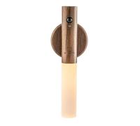 Gingko Design Rechargeable Smart Baton Light with Built-in Sensor Walnut in Brown Gingko Design Brown