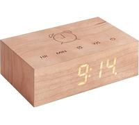 Gingko Flip Click Clock Cherry