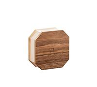 Gingko LED Accordion Lamp G006WT Smart – Walnut, Rechargeable Battery, USB-C, 3 Modes, 2 Temps