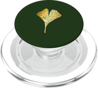 Gingko Leaf (Vintage Yellow) Gingko PopSockets PopGrip for MagSafe