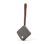 Gingko MI Square Pocket Bluetooth Speaker, Portable & Rechargeable, Made With Solid Wood, Walnut
