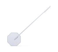Gingko Octagon One Portable Desk Lamp -Rechargeable Modern LED Desk Lamp Touch Sensitive - Silver Grey Color