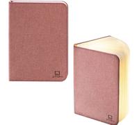 Gingko Smart Book Light Linen Fabric Blush Pink Mini