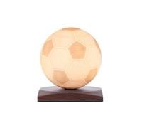 Smart FootballSpin Lamp with Wooden Walnut Base - Mini Gingko Design Multi One Size