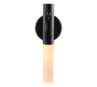 Gingko Smart LED Baton Wall Light, Rechargeable with Motion Sensor, Made from Natural Wood with Magnetised Base (Black)