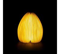 Gingko Smart Vase LED Desk Lamp, USB Rechargeable with Cable Included, Heat and Water Proof Tube & Tear-Proof Tyvek Paper (Bamboo)