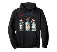 Gingle Bells Funny Gin Gin Bells Christmas Tree Merry Xmas Pullover Hoodie