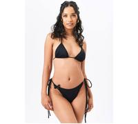 Gini London Black Butterfly Detail Tie Side Bikini Bottom Black
