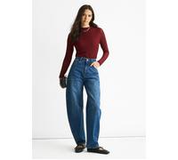 Gini London Blue Mid Rise Barrel Leg Jeans - UK 12 / US 8 / EU 40