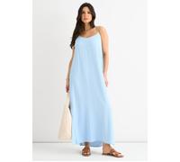 Gini London Blue Strappy Cross Back Airflow Oversized Dress Blue