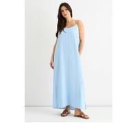 Gini London Blue Strappy Cross Back Airflow Oversized dress - S-M (UK 8-10/US 4-6/EU 36-38)