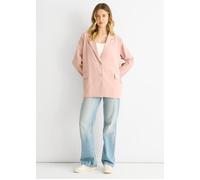 Gini London Blush Oversized Tailored Blazer In Pink Pink