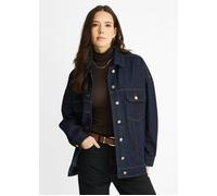 Gini London Dark Indigo Denim Trucker Jacket - UK 12 / US 8 / EU 40