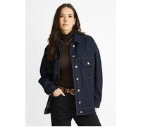 Gini London Dark Indigo Denim Trucker Jacket - UK 8 / US 4 / EU 36