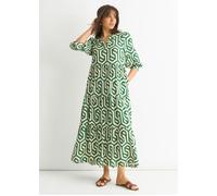 Gini London Green Long Sleeve Maxi Dress - Green - UK 16 / US 12 / EU 44