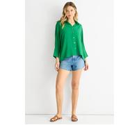 Gini London Mid Green Kimono Oversized Blouse In Light Green Light Green 8