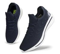Giniros Womens Shoes Ladie Trainer Breathable Walking Sneaker Dark Blue 8.5