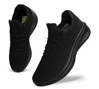 Giniros Womens Trainers Running Shoes Gym Walking Sports Sneakers Black 7