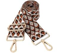 GINJKGO Purse Straps Replacement Crossbody - Adjustable Bag Strap for Purses, Wide Shoulder Strap for Women Guitar Purses, Shiny Gold Phoenix, Medium