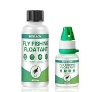 Gink Dry Fly Floatant + Dry Powdered Floatant, Fly Fishing Floatant, Fly Floatant for Dry Flies, Create a Hydrophobic Coating on Dry Flies, Restores Wet Flies High-Floating State, 15ml+30ml