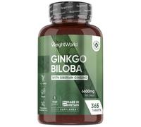 Ginkgo Biloba and Ginseng 6600mg - 365 Tablets - 1 Year 365 count (Pack of 1)