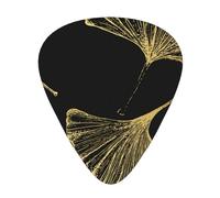 Ginkgo Biloba Plant,12 Pcs Guitar Pick,3 Different Thickness Plectrums for Acoustic Guitar Bass Ukulele (0.46mm 0.96mm 0.71mm)