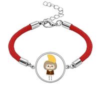 Ginkgo en Yellow Leave Autumn uu Lucky Red String Bracelet Rope Bracelet Handmade