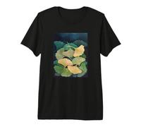 Ginkgo Leaf Watercolor Illustration Premium T-Shirt