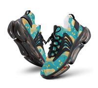 Ginkgo Pattern Men's Running Shoes 8women/6men