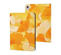Ginkgo Watercolor Slim Tablet Cases Compatible with iPad Series Without Pencil Holder Protective Cover Compatible with ipad Mini6 (8.3in)