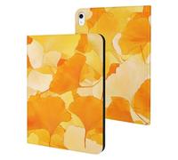 Ginkgo Watercolor Slim Tablet Cases Compatible with iPad Series Without Pencil Holder Protective Cover Compatible with ipad Air5/air4 (10.9in) /ipad Pro 2018(11in)