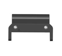 GinMimi 1 Pair Watch Adapters for Tactix Watch Strap Connectors Replacement 20/22 / 26mm Wristband Link Attachment Steel