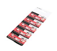 GinMimi 10/20Pieces AG1/LR621 Coin Cell Batteries, Long Last 1.5V Button Battery Alkaline Cell for Watches Small Electronics Wide Temperature