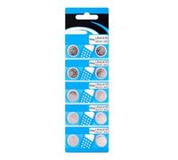 GinMimi 10 / 20Pieces High Capacity LR44 AG13 5 V Alkaline Button Cell Button Batteries for Small Electronics Medicals Devices