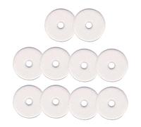 GinMimi 10 Pieces Piercing Silicone Discs for the Back of the Earrings Transparent Disc Pads for Fixing the Earrings Silicone Discs for Body Piercings