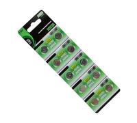 GinMimi 10pcs/20pcs AG10 LR1130 1.55V Alkaline Button Cells Metal Coin Cell Batteries for Stable Power in Electronic Devices