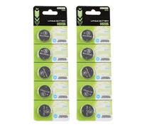 GinMimi 2032 3V Lithium Button Cells Stable Voltages Output 2032 Batteries for Everyday Use in Various Devices Power Supply Button Cell Battery