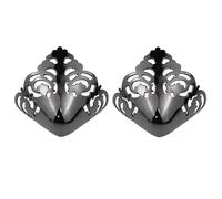 GinMimi 2Pcs High Heel Tip Covers Shoes Tip Protectors High Heel Toe Caps Metal Pointed Protector for Repair Footwear Accessory