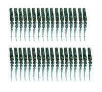 GinMimi 35lots Flexible Fishing Baits Double Color Floating Lures Simulates Natural for Freshwaters Anglers Salt Artificial Fishing