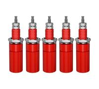 GinMimi 4mm Banana Plugs Jacks Binding Post Terminals with Quick Install Design Easy to Use for Sound Equipment & Instrumentation Metal ABS Terminals