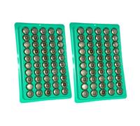 GinMimi 50/100 / 150Pcs 140mAh Button Coin Cell Battery LR44 AG13 L1154 357 SR44 1.5V for Watch Electronic Calculators Alkaline Manganese Watch Calculator Remote Control
