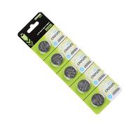 GinMimi 5pcs / 10pcs CR2025 3V Coin Cell Batteries with Low Discharge Efficient CR2025 Batteries for Various Electronics Lithium Coin Cell