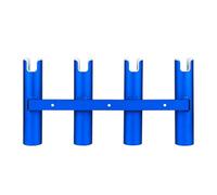 GinMimi Against Epoxy Blue Varnished Fishing Rod Stand 4 Post Regulator Tool Complimentary Installation Dense for Travel Backpacking Equipment Rod Rack