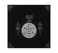 GinMimi Divinations Tablecloth Card Mat Table Covers Astrological Oracles Pad Tarots Cloth Altars Cloth Board Game Pad Divination Covers